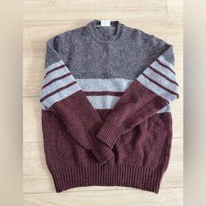 Vintage Italian Virgin Wool Fisherman Sweater